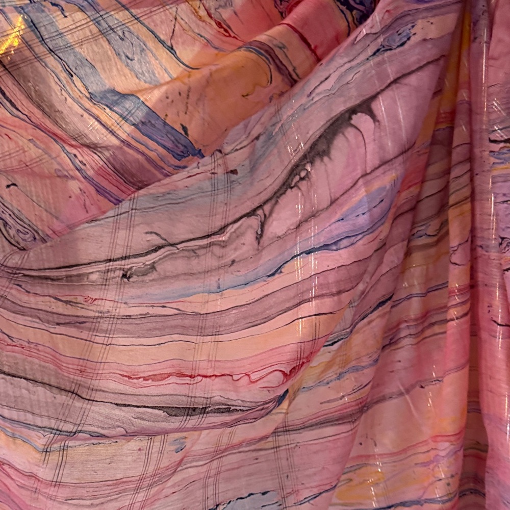 🌸🌟❄️💜Colorful Swirl Pattern Scarf - Picture 2 of 4